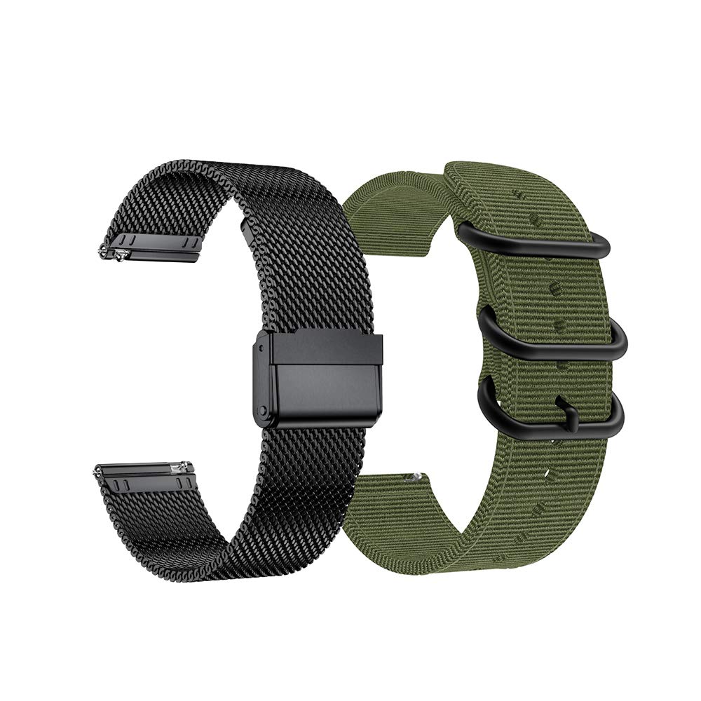 Yeejok 22mm Smartwatch Bands Compatible 