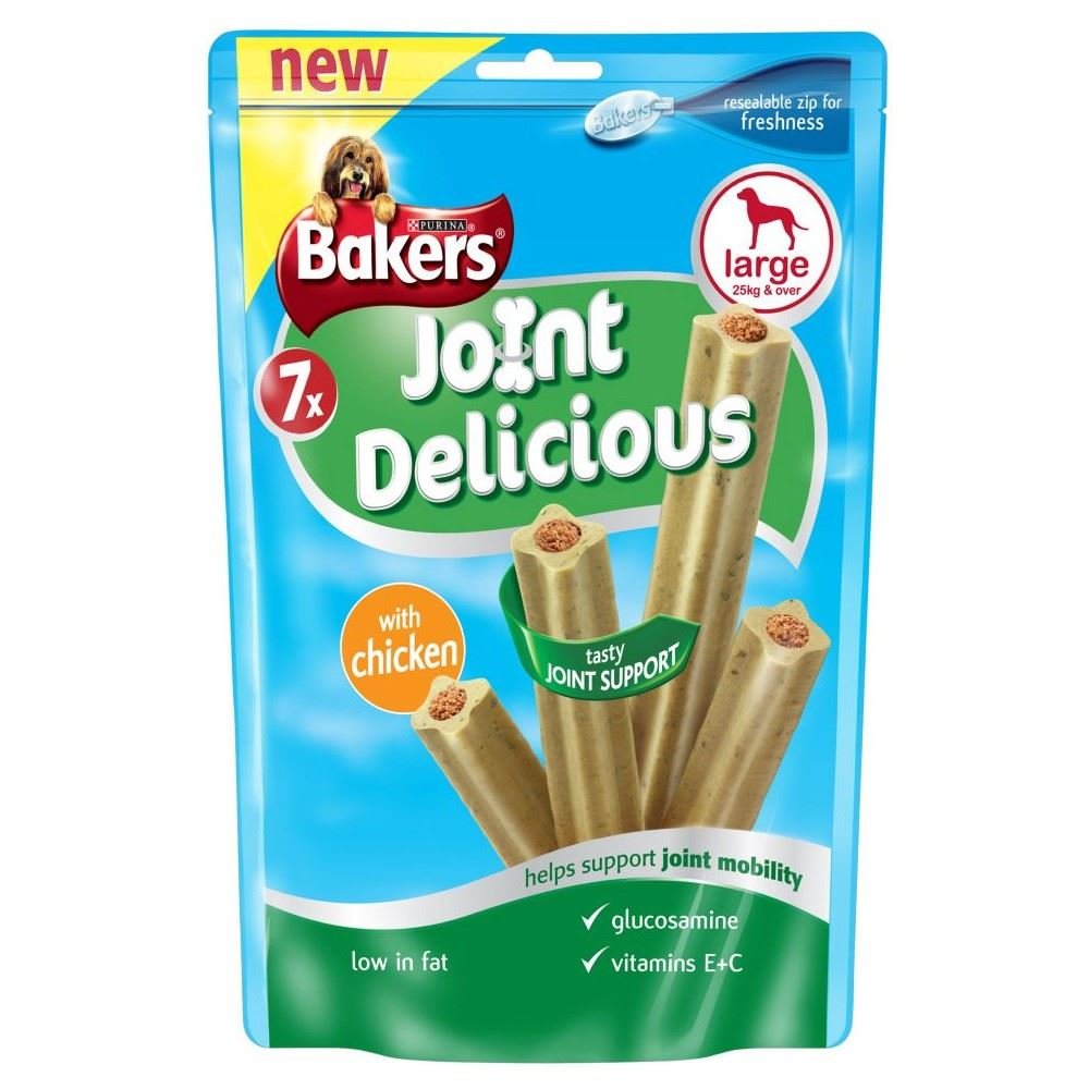 Bakers Joint Delicious with Chicken for Large Dogs (7 per Pack - 240g) - Pack of 2