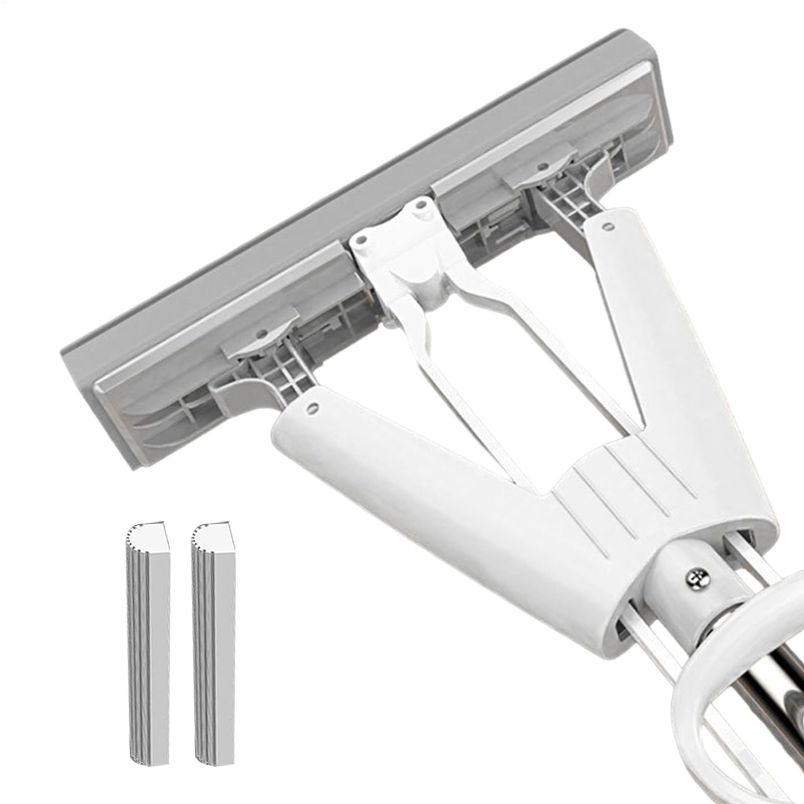 Mop | Imbottitura in microfibra per lavatrice | Self-Queeze Spugna Roller Mop | Lavaggio senza uso domestico - pieghevole per piastrelle, marmo, fiocchi di legno