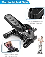 Bubbacare Mini Stepper 150 kg-ig LCD kijelzővel otthoni edzéshez 5