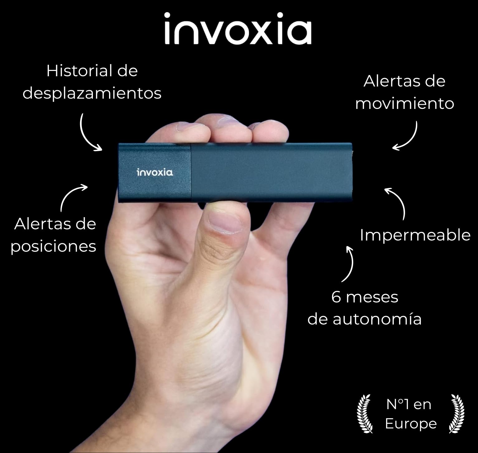 Rastreador GPS Invoxia Classic Edición 2026 - Resistente al Agua, Precisión GPS Mejorada, USB-C - Suscripción de Red incluida 1 año - Ubicación en Vivo, Alertas Antirrobo y Movimiento | Resistente al agua, USB-C, precisión GPS mejorada, suscripción de 1 a