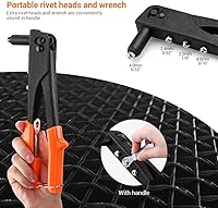 Vista 3 de Herramienta de tuerca de remache de varilla de bombeo automático de 14", kit de serto de tuerca