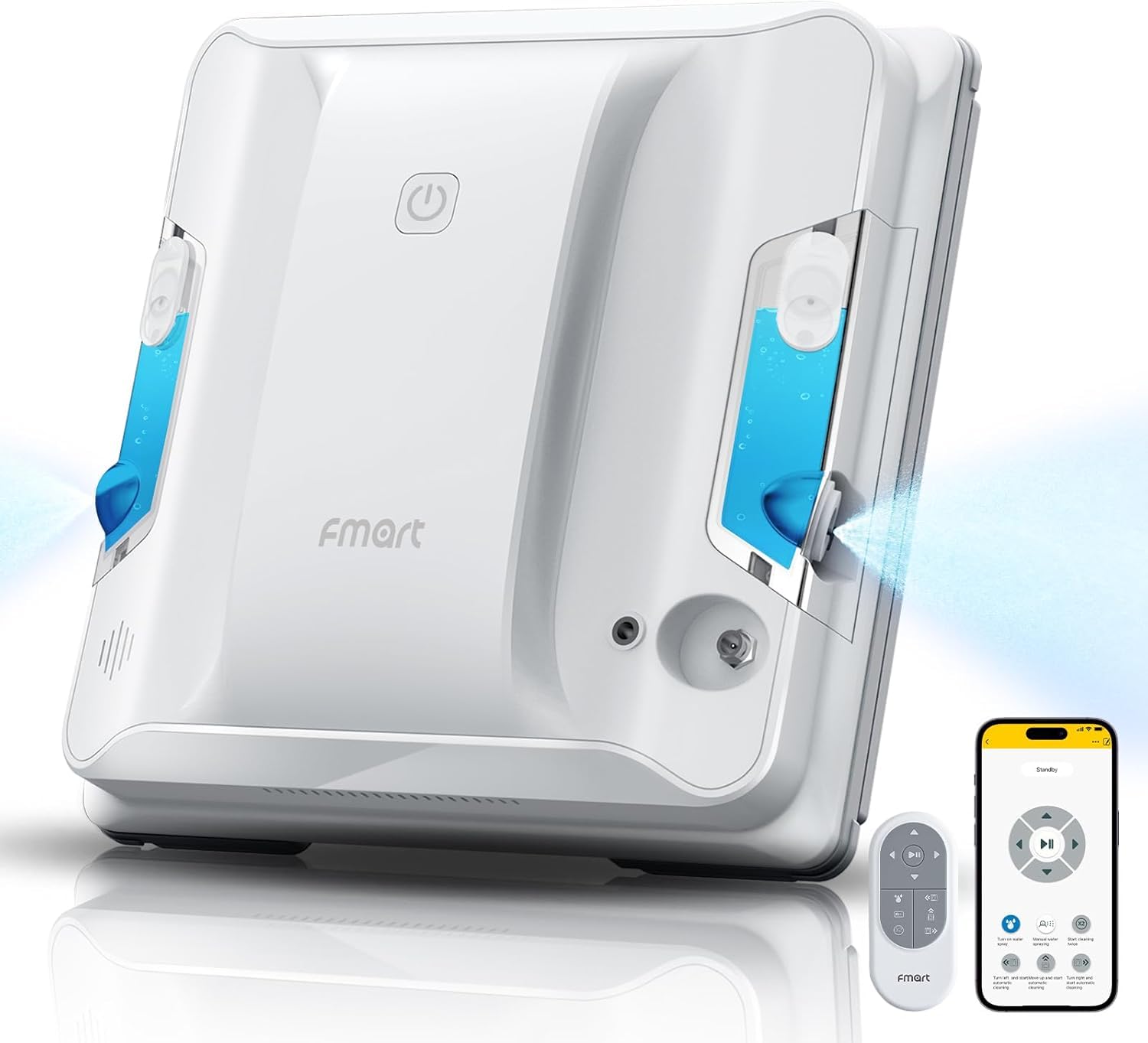 NOIDMI Universal Cleaning Robot 本体 Amazon.com - FMART W7 Window Cleaning Robot, Double-Sided