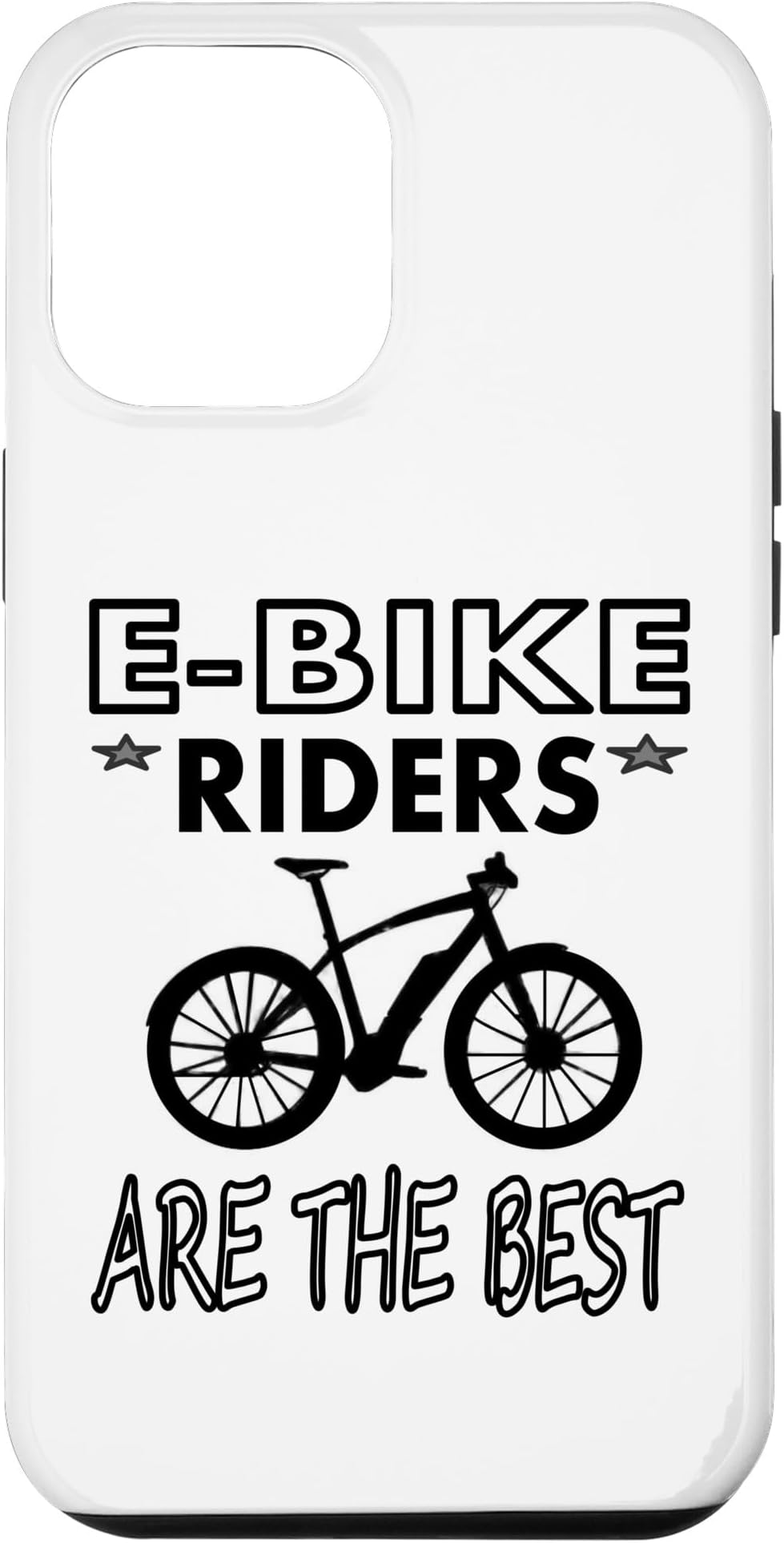 iPhone 13 Pro Max E-Bike Tシャツ クールなことわざ E-Bike サイクリング ギフト スマホケース