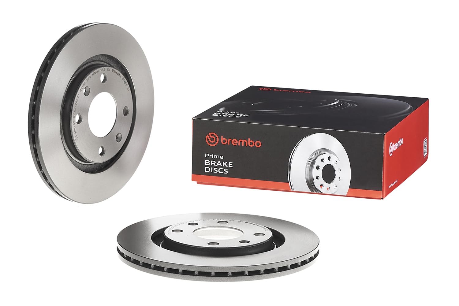 Brembo 09.4987.21 Przednia tarcza hamulcowa z lakierem UV, 2 sztuki