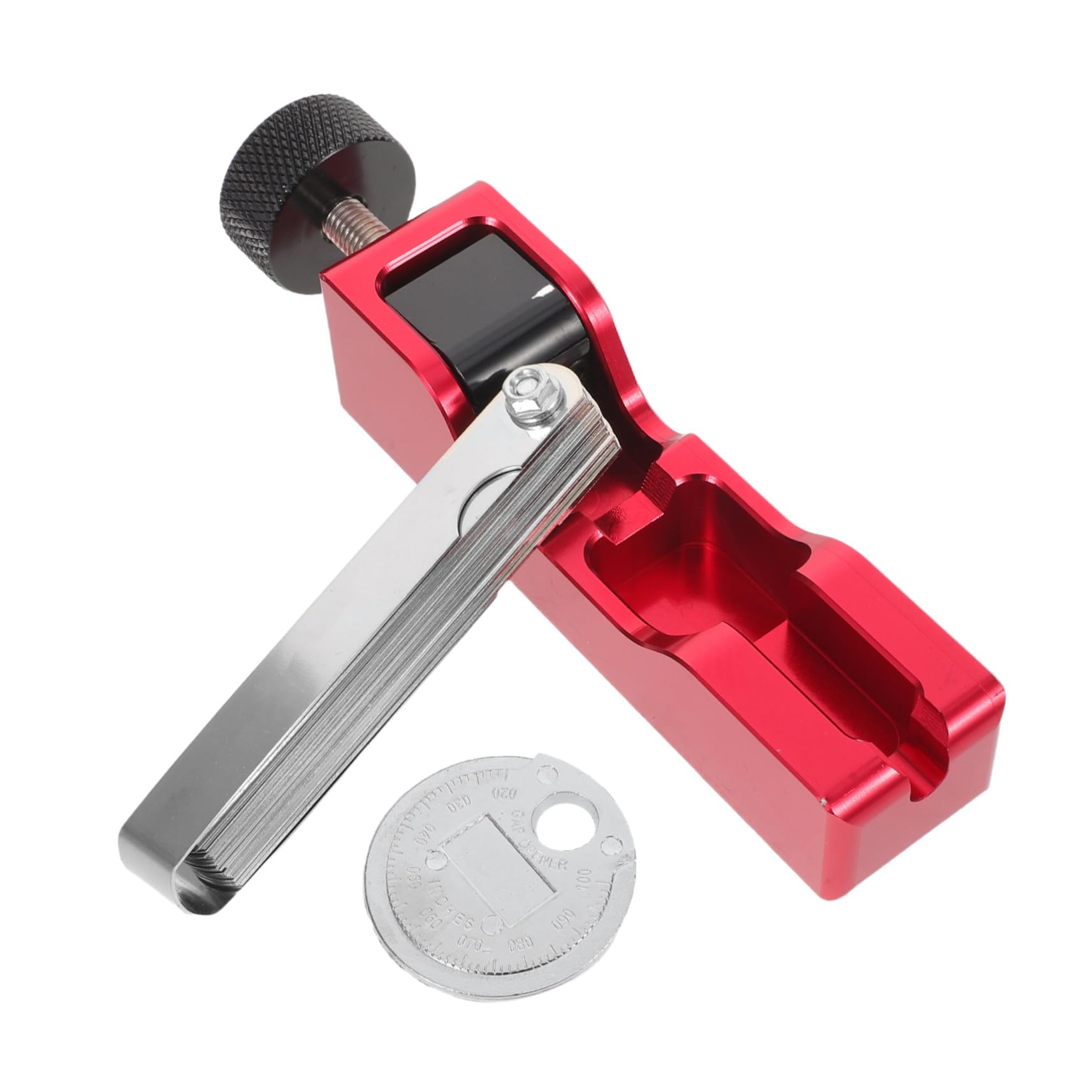 Alipis Strumento Di Regolazione Distanza Elettrodi Candele Con Spessimetro Per Auto Moto Set Strumenti Meccanici Riparazione Motore