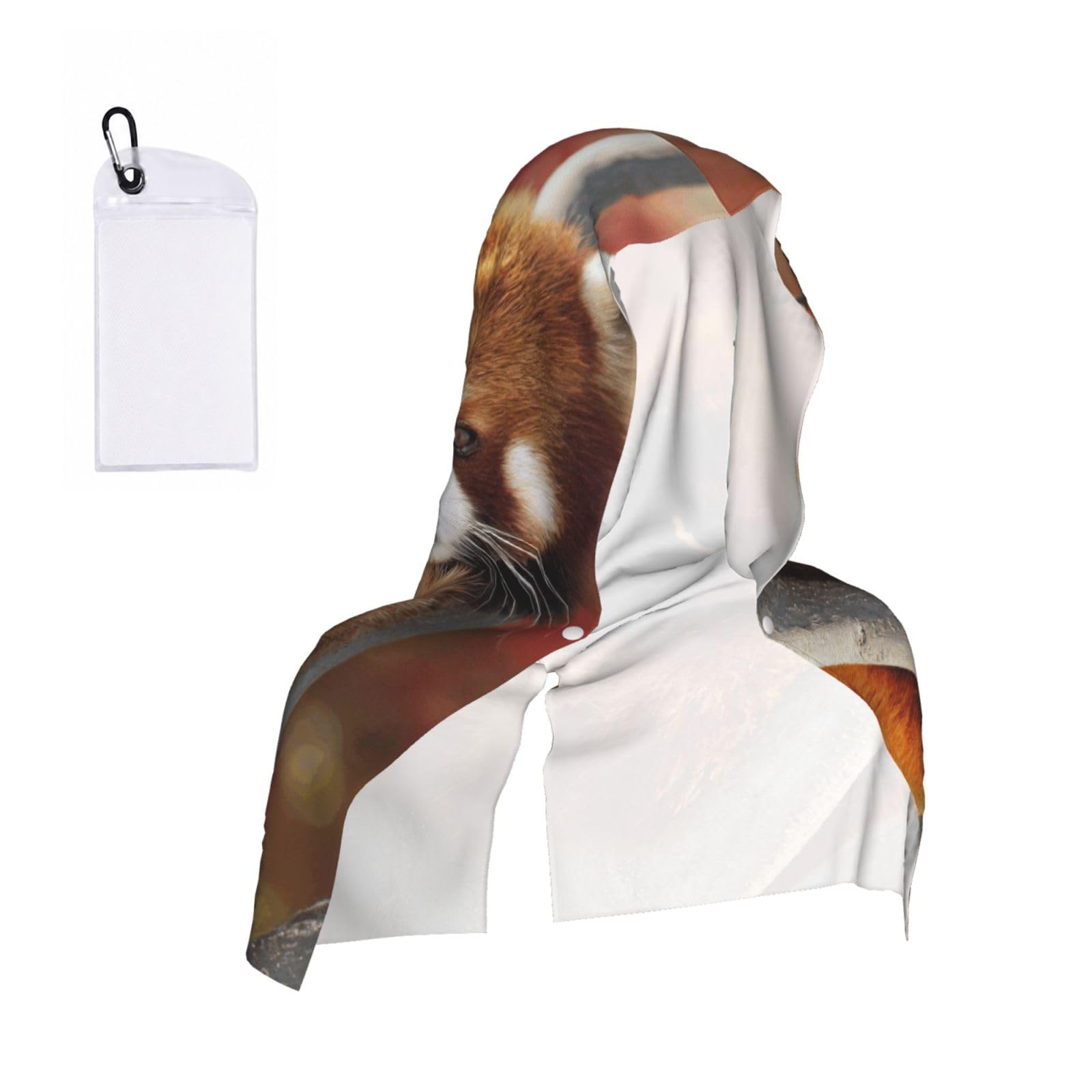 ZYJHYY Red Panda Print Unisex Swimming Towel Practical Camping Towel Skin-Friendly Cooling Towel For Workout Training