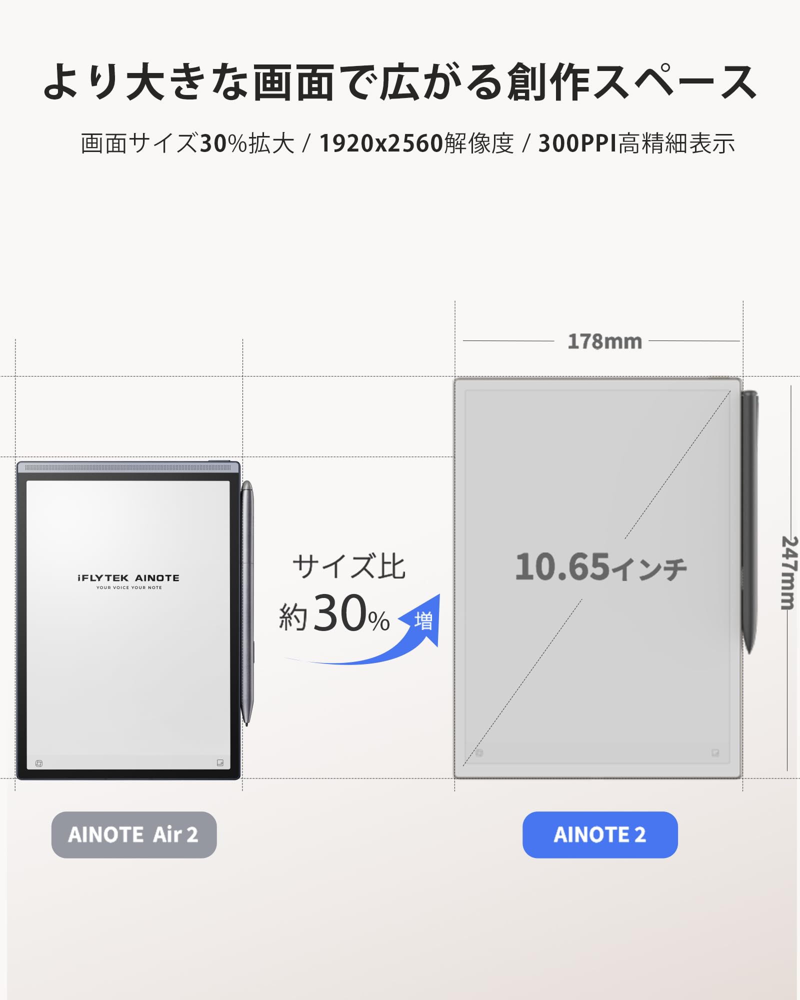 Amazon.co.jp: iFLYTEK AINOTE 2 電子ペーパータブレット 保護カバー