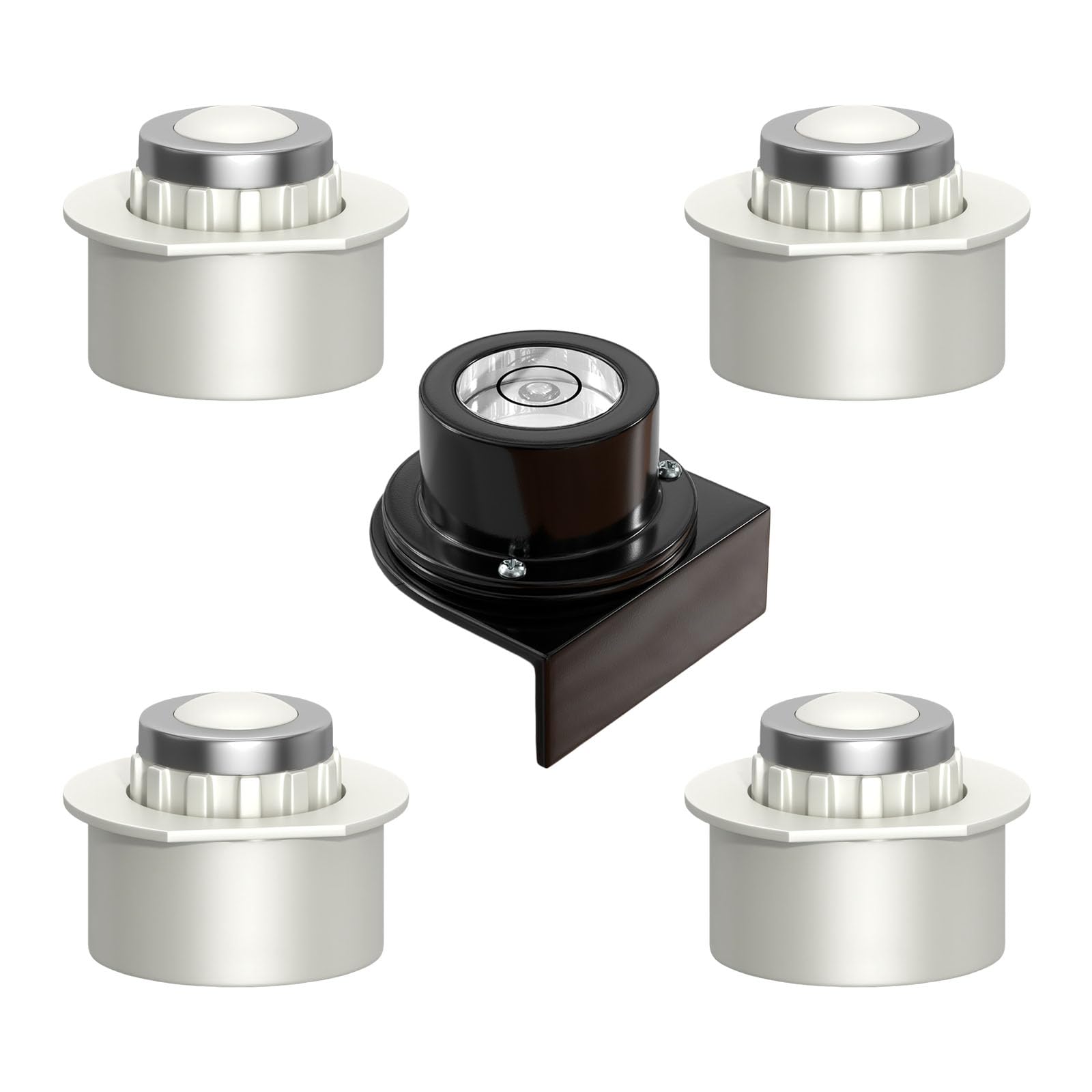 Kaeltsyn Accuracy Bubble Levels And 4 Measuring Scale Clips Equipment For Builders And Handymen Scale Clip Set
