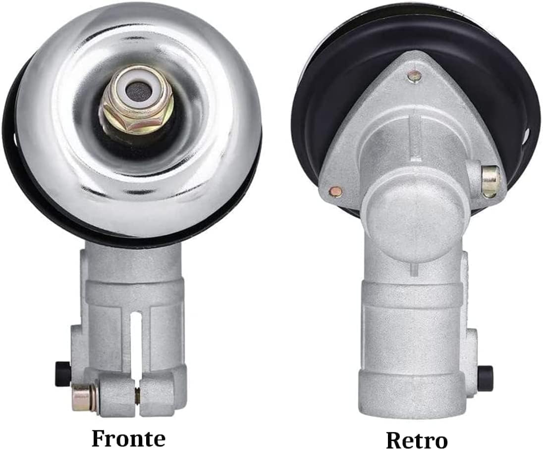 Paire conique complète pour débroussailleuse à 9 dents, diamètre 26 mm, tête pour débroussailleuse, universelle de rechange pour tondeuse à gazon à éclater