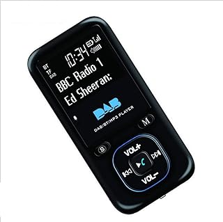 Personal DAB/DAB + Digital & FM Radio, Pocket DAB Digital MP3 Player Portable Digital Radio With Bluetooth MP3 Player Built-in Rechargable Battery Speaker Earphones