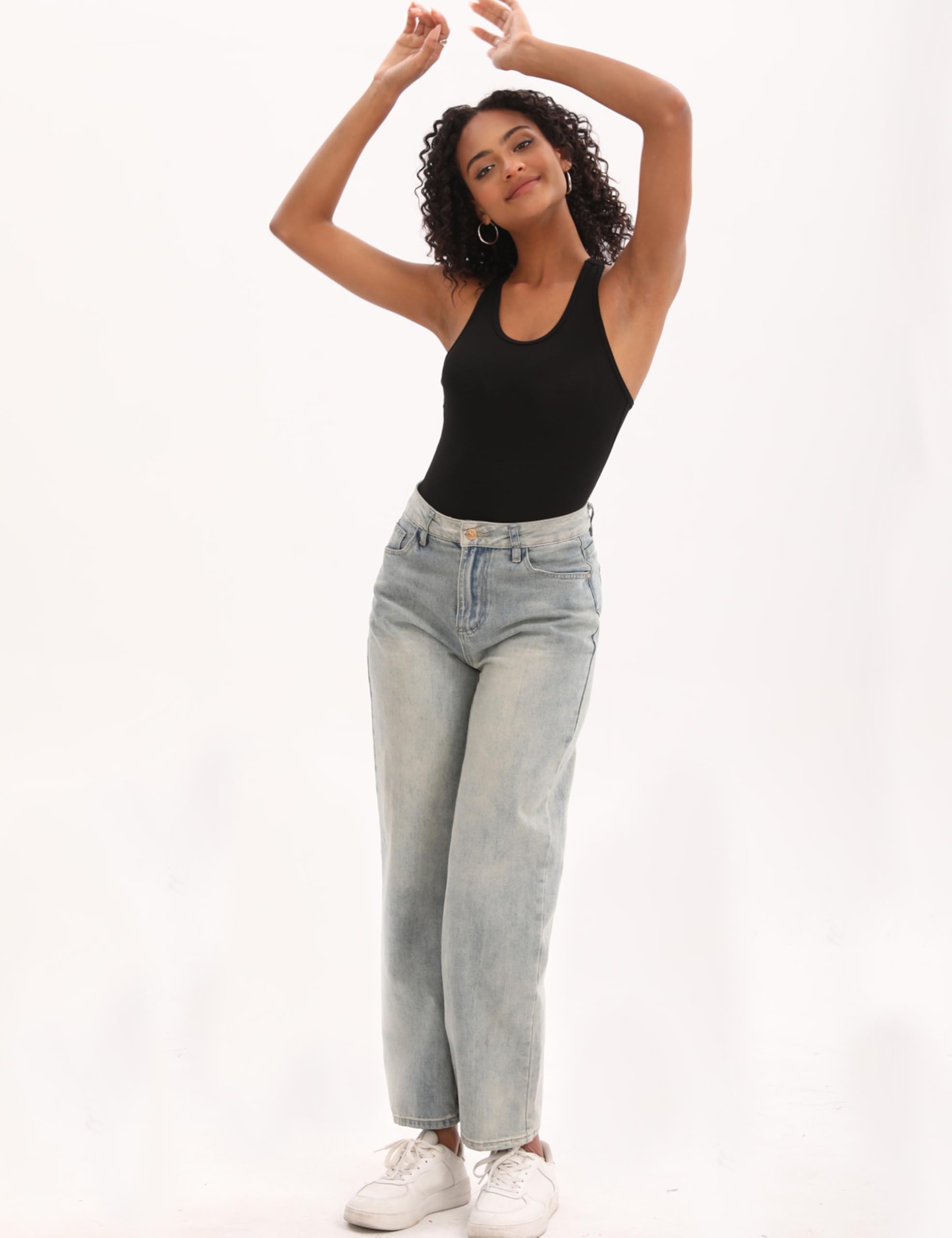 BQTQ 5 Pezzi Canotta Donna Tank Top Canotta Senza Maniche Canotta Sportiva da Donna Racerback Senza Maniche Top