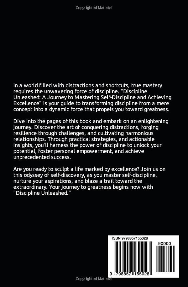 Miniatura 2 de Discipline Unleashed A Journey to Mastering Self-Discipline and Achieving Excellence
