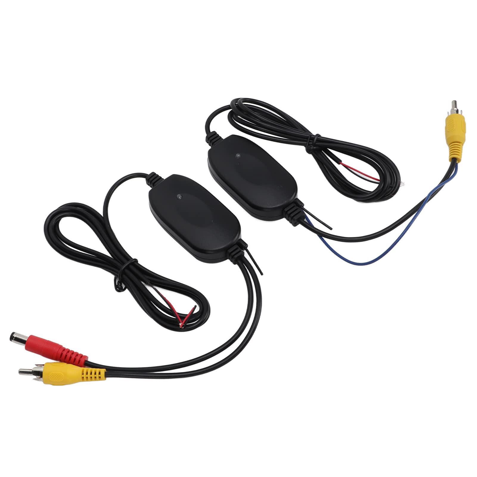 Ejoyous Kit Receptor Transmisor de Vídeo Inalámbrico Resistente Al Agua con Interfaz GPS AVIN para de Cámara de Respaldo Universal para Coche (con Cable DVD)
