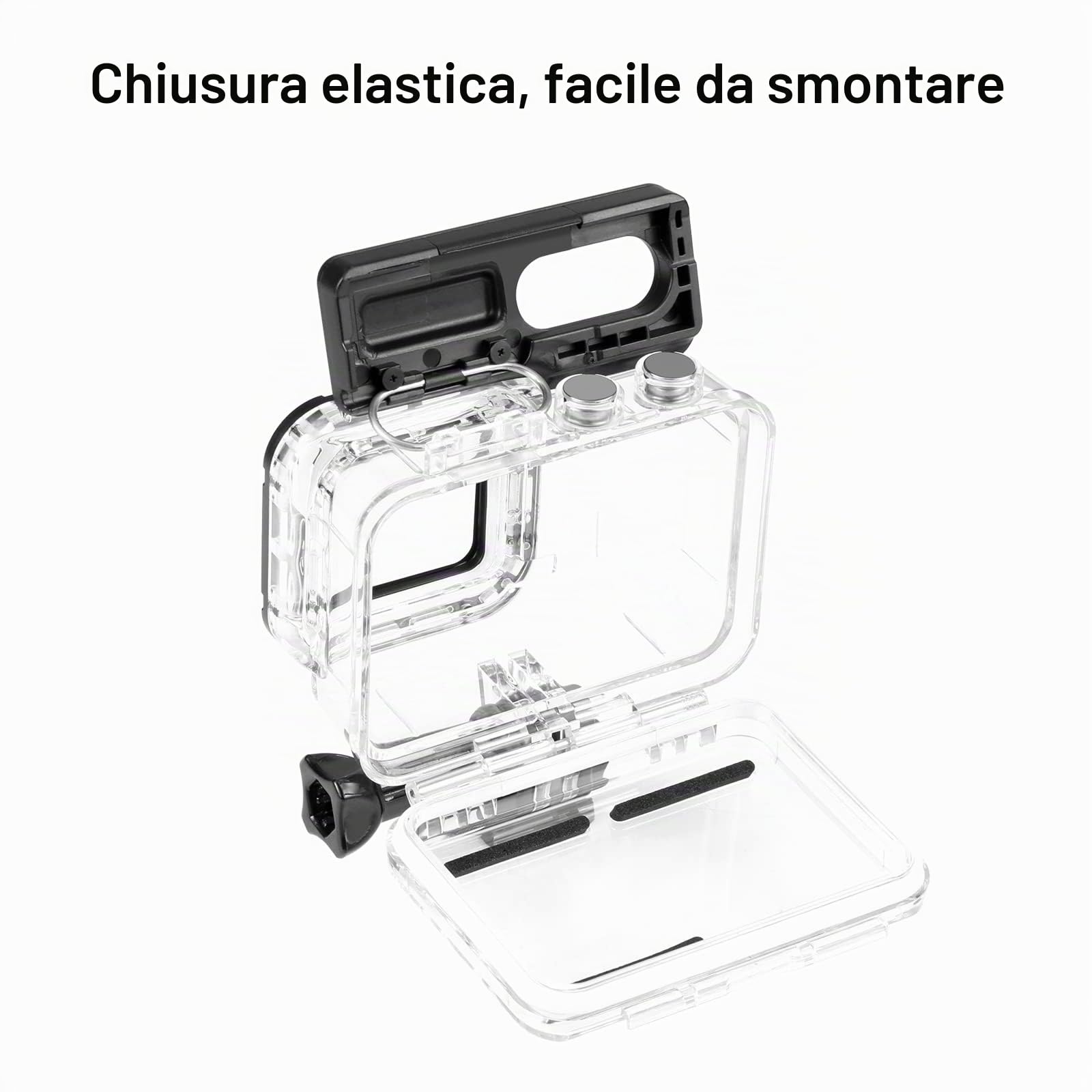 Custodia impermeabile per insta360 ONE RS 4K, custodia subacquea per action camera, copertura subacquea