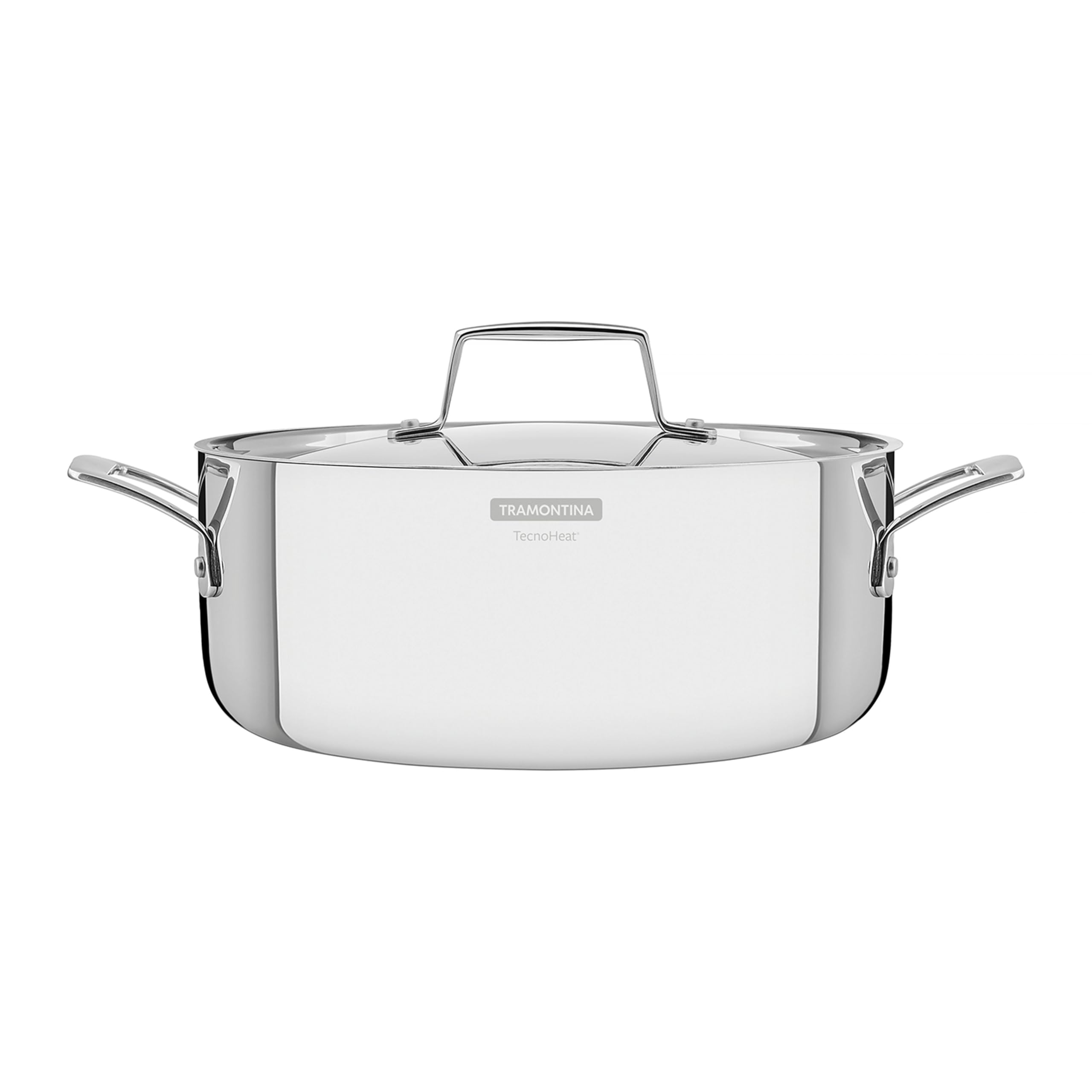 – Tramontina Grano Casserole Dish 3-Ply Stainless Steel for Induction, Electric, Gas and Ceramic Glass Hobs, ‎Cookware, Kitchen, 24 cm, 4.7 litres, 62143240