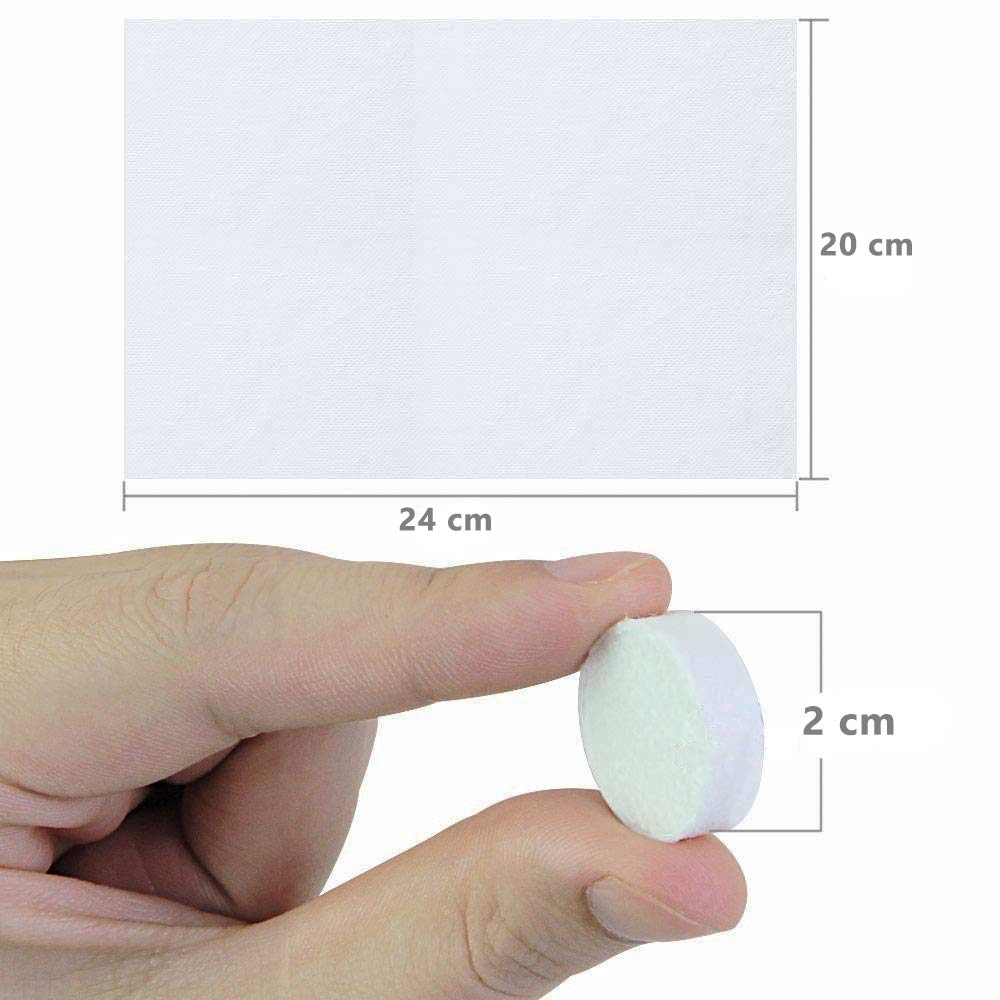 Tabletki na ręczniki, skompresowany ręcznik, 100 szt., jednorazowe ręczniki, przenośny mini ręcznik na kemping, papier toaletowy, jednorazowe myjki, ręczniki podróżne, do podróży, do salonu piękności,
