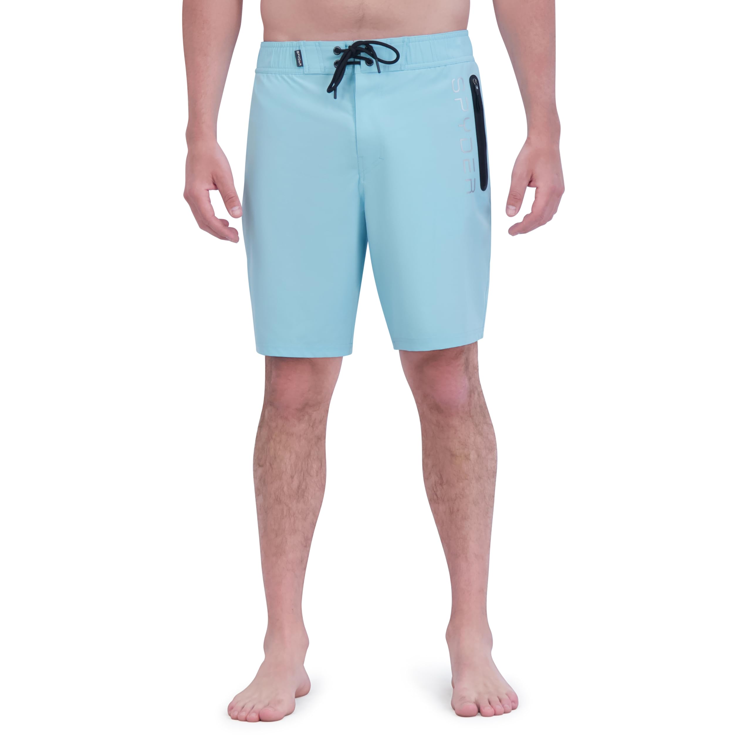 Spyder Men's Goa Swim Trunks, Stretch, Quick-Dry, 9” Inseam Board Shorts, Upf+, Pockets, Brief Liner, Xl