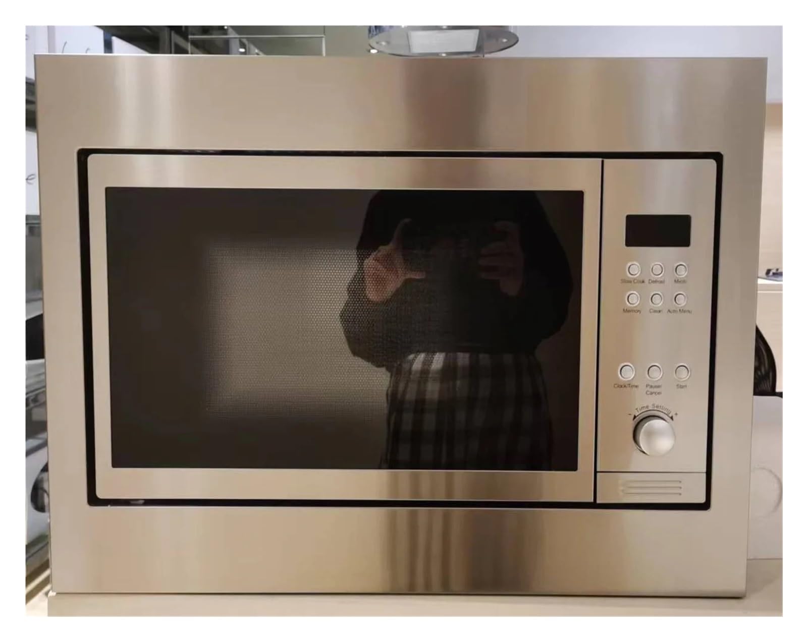 Forno a microonde elettrico a convezione da incasso da 30 litri con grill Vera funzione microonde Alloggiamento in vetro Cucina Uso domestico Hotel
