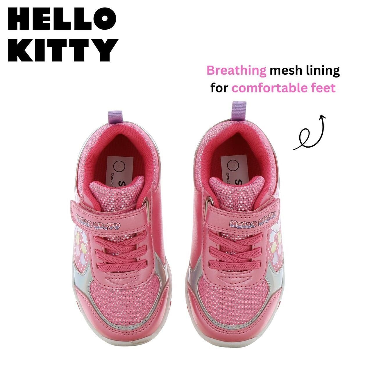 Leomil Hello Kitty Zapatillas con Luces Niña | Zapatos con luces para niñas, Ligeros y cómodos, Ideal para la escuela y el tiempo libre, Sanrio, Regalo para Niños