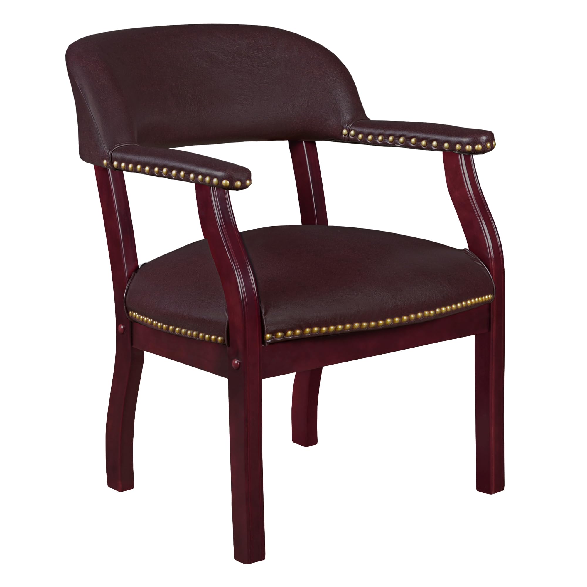 Regency Ivy League Captain Chair, Burgundy