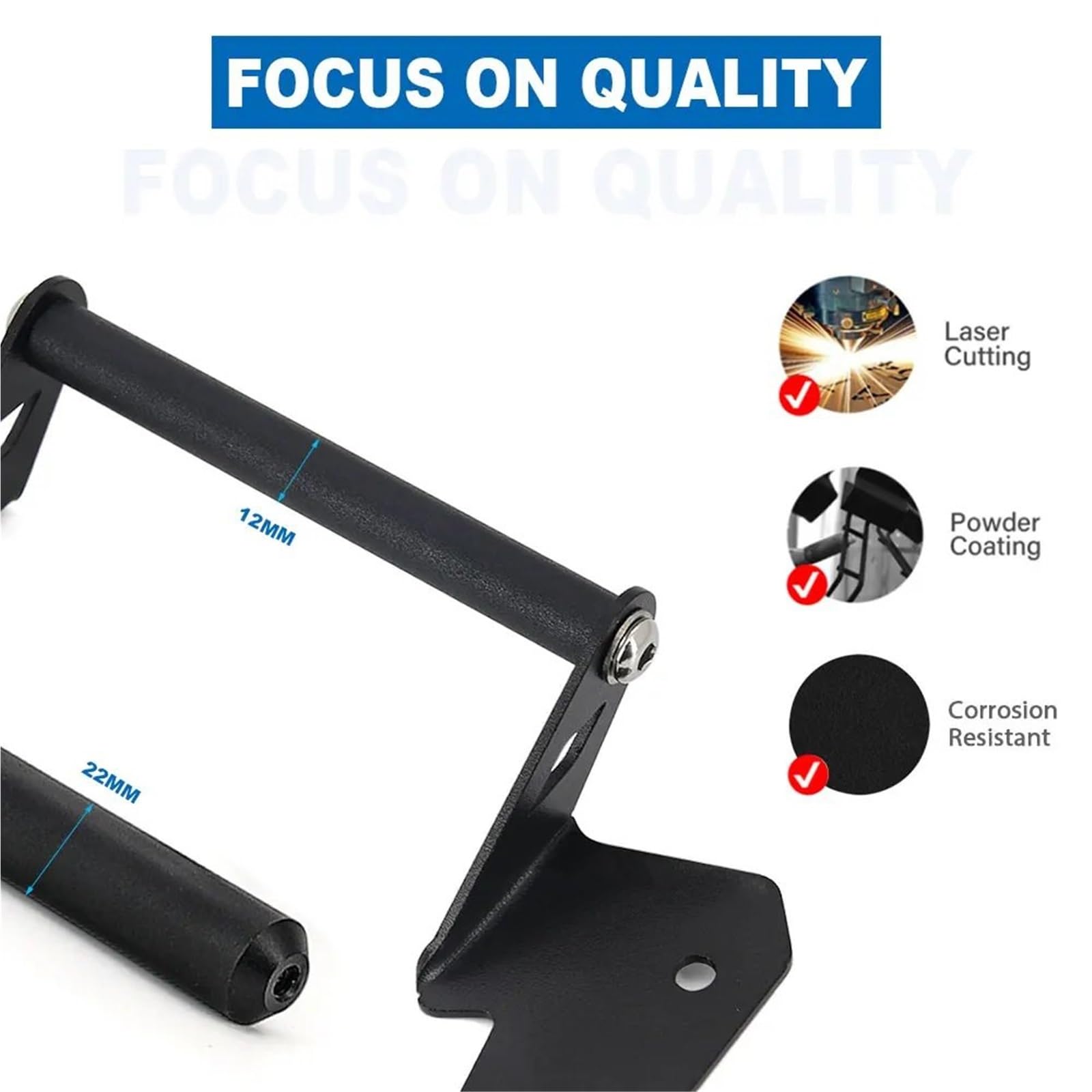 Moto GPS Support De Navigation Support de téléphone GPS pour Moto Convient pour BMW F850GS ADV 2018 2019, Support de Navigation, Clip de téléphone Support De Navigation GPS pour Moto