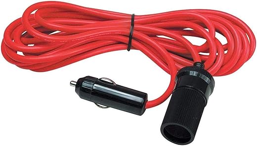 RP-203EC Road Pro 12 Volt 12 Foot Cigarette Lighter Extension Cord
