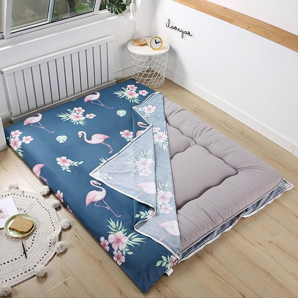 Bezug Aus 100% Baumwolle Mit Reißverschluss Maschinenwaschbarer Futon-Bodenmatratzenbezug,für Traditionelle Japanische Futon-Matratze,Tatami-Matratzenschutzhülle(Size:180x200cm/71x78,Color:G)