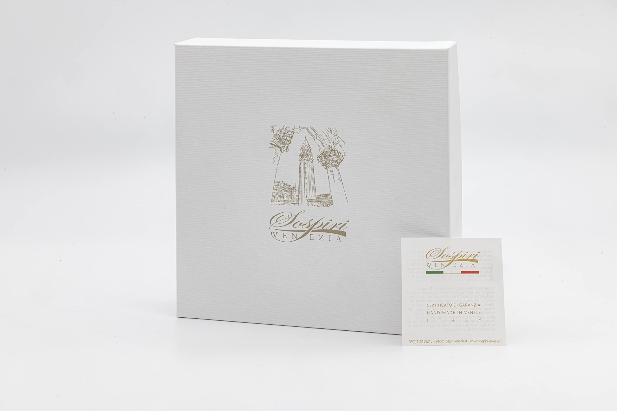 Sospiri Venezia Ramka na zdjęcia ze szkła Murano, ramka w kształcie serca, dekoracja drzewo życia z murrynną, stojak na stół lub biurko zdjęcie 7 x 10 cm, pomysł na prezent, Made Italy (cm19 x 19)