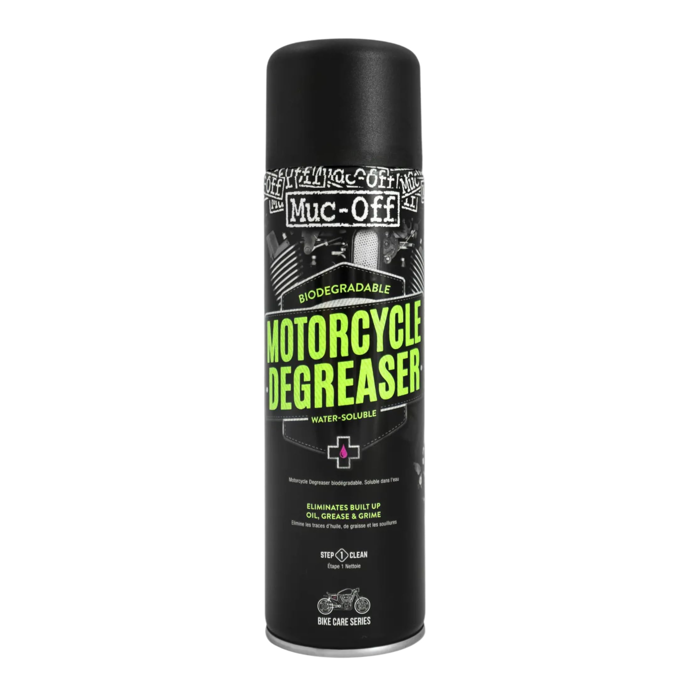Muc-Off Bio Degreaser, 400 ml - Sgrassatore Moto Idrosolubile e Biodegradabile - Lo Spray Sgrassante per Moto Rimuove Efficacemente il Grasso e lo Sporco Accumulati