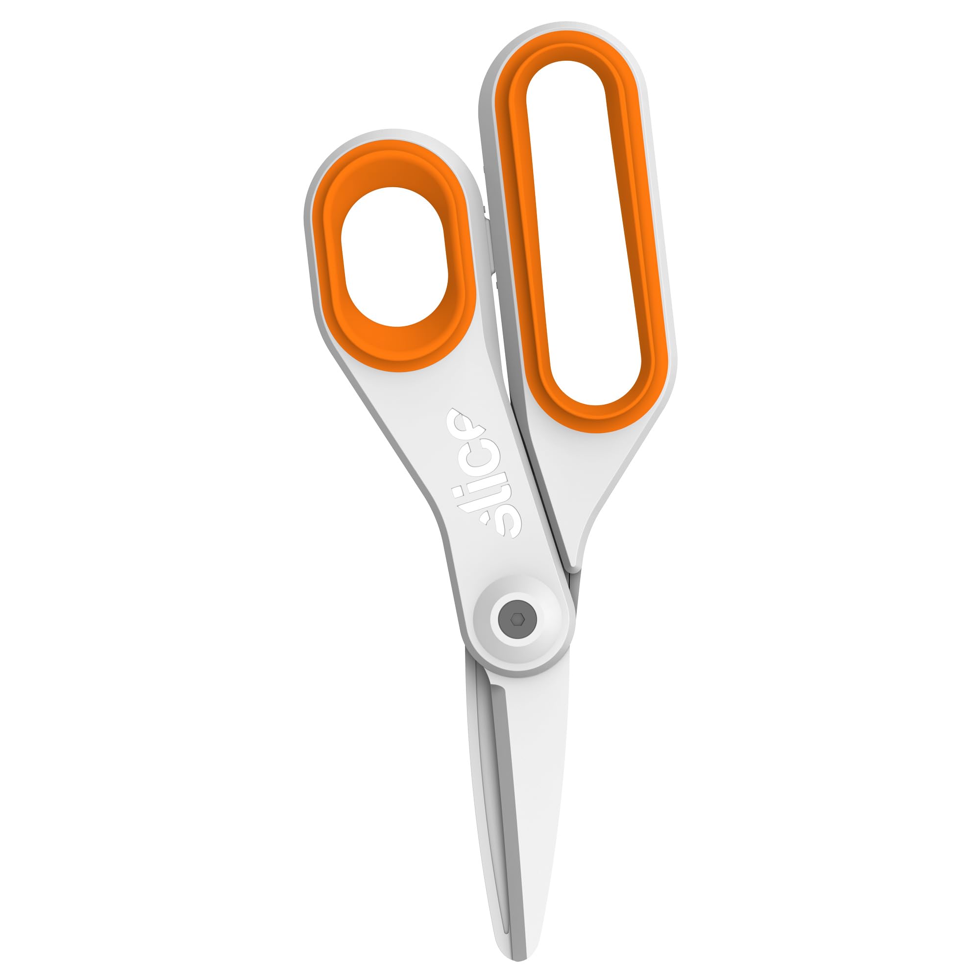 SLICE 10545 | große Schere | Keramik-Sicherheitsklingen | Finger-freundlich | Ergonomische Schere | beidhändig-nutzbar| ideal für Haushalt, Küche, Verpackungen & Basteln