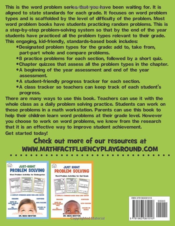 Just Right Problem Solving: Word Problem Activities for 1st Grade - Image 2