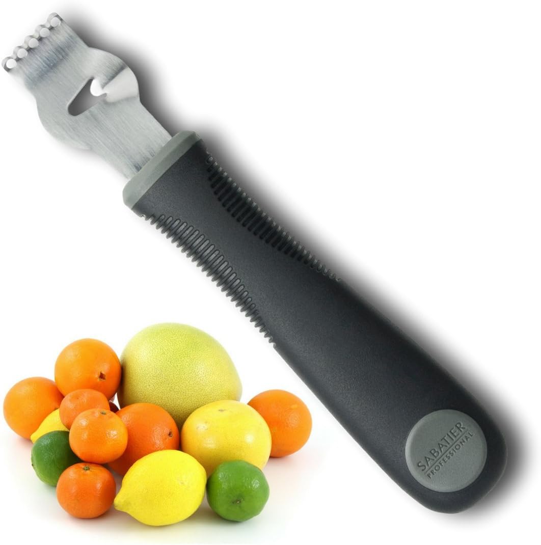 2in1 Professional Lemon Zester/Grater Stainless Steel Premium