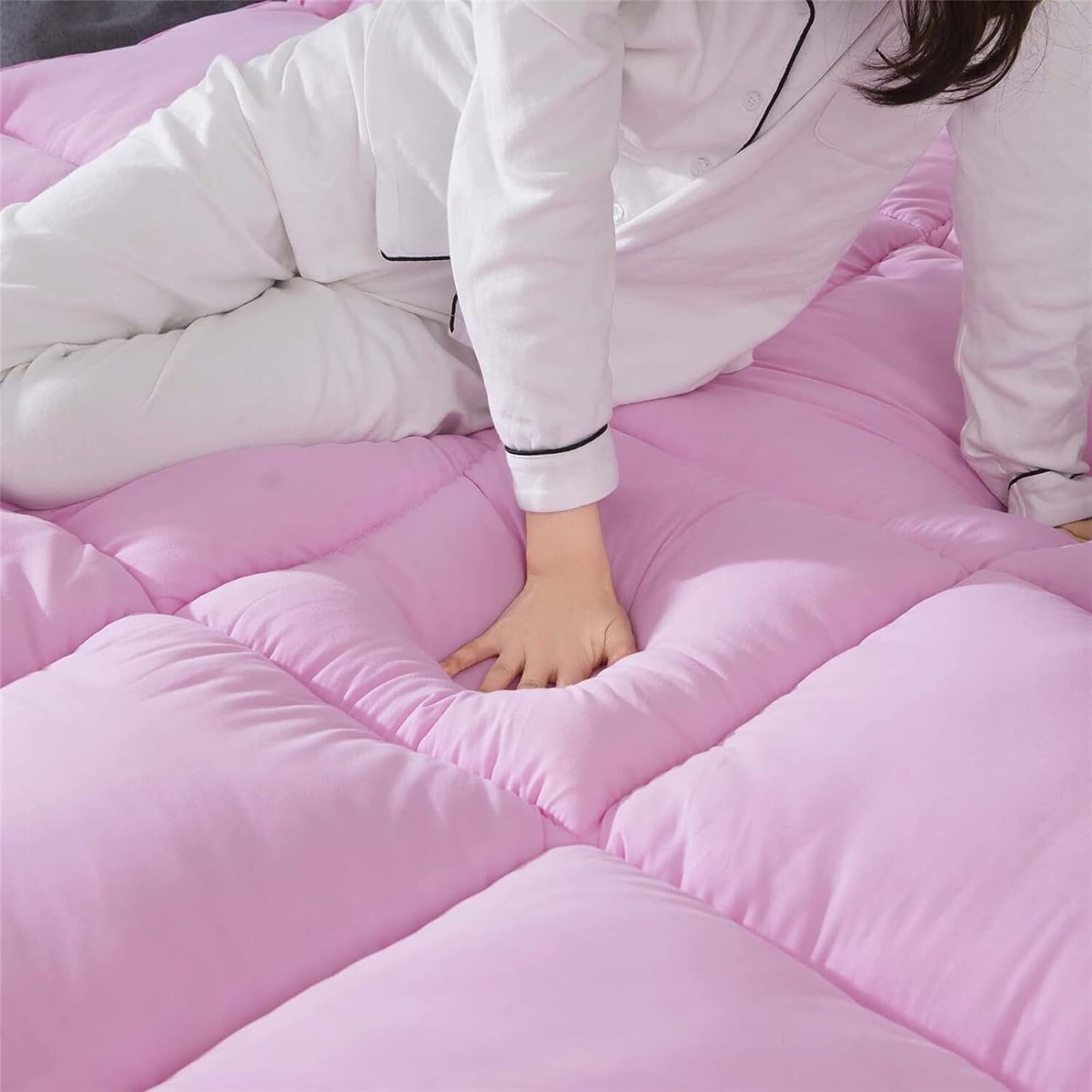 Colchón de futón de Suelo de Terciopelo de plumón, tamaño Completo King Queen, colchón de Suelo japonés, colchón de Tatami for Cama de Invitados, colchón for Dormir for Dormitorio de Estudiantes (Col