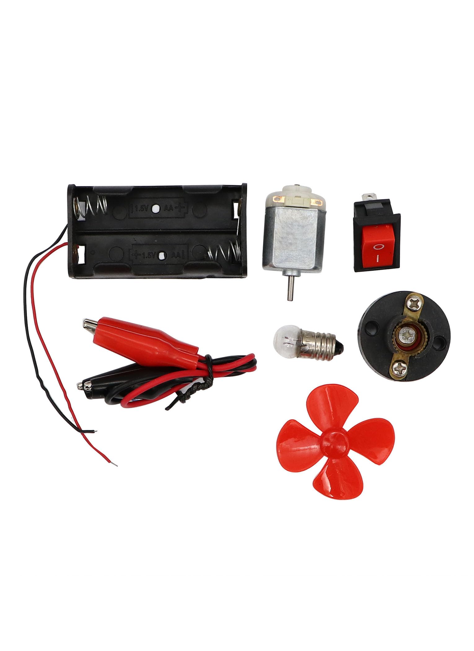 Electric Circuit Motor School Project Startup Kit, Multicolour