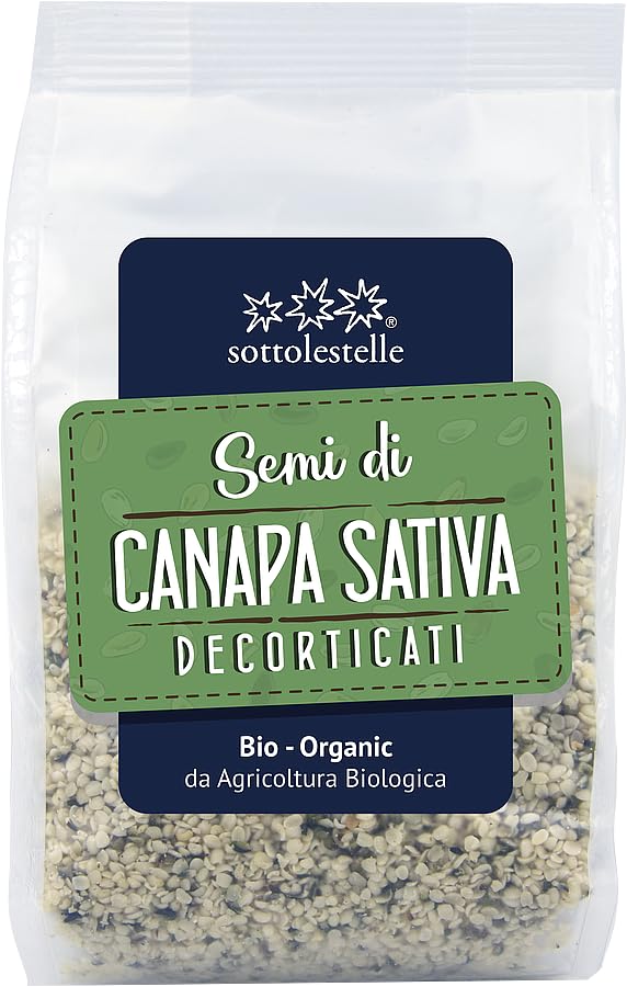Subestelle Semillas de Cáñamo Sativa Decorticati Bio, Agricultura Biológica, 250 g