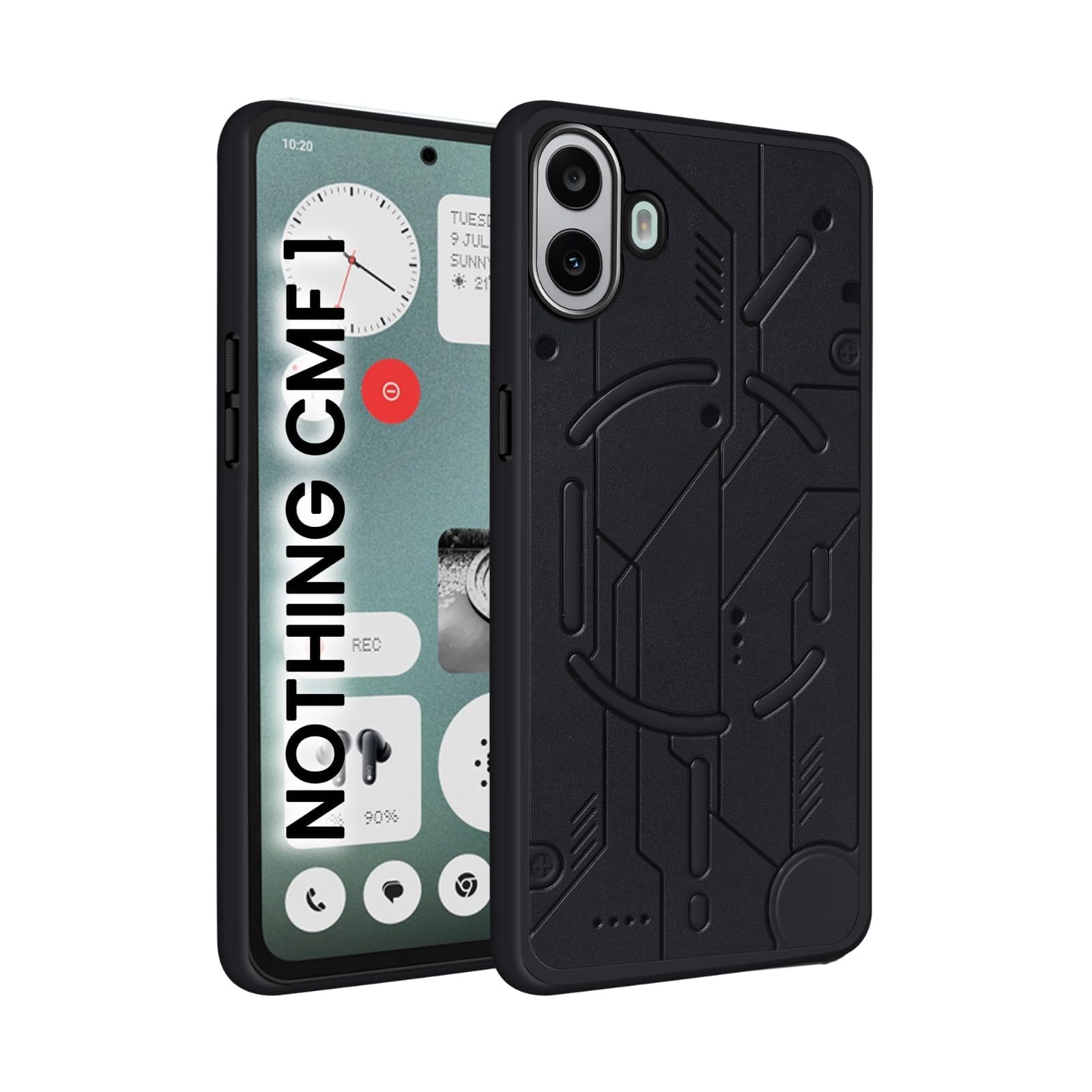 VIDO Designer Soft Silicon Back Case Cover for CMF by Nothing Phone 1