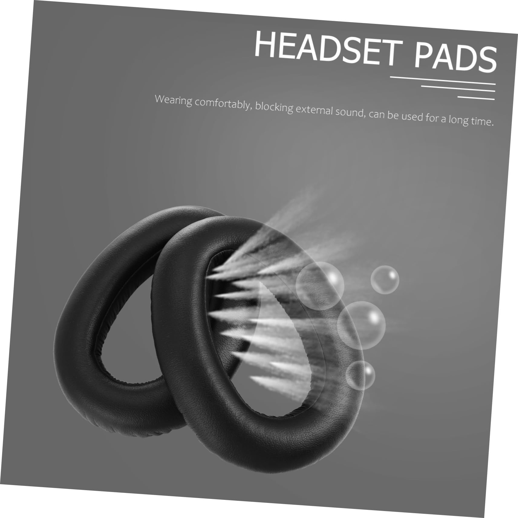 HOMSFOU 3pares Almohadillas De Reemplazo para Auriculares Earpads De y Fáciles De Instalar