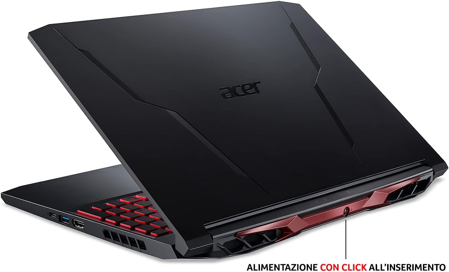 Acer Nitro 5 AN515-57-70MT Notebook Gaming, Processore Intel Core i7-11800H, Ram 16 GB DDR4, 1024 GB SSD, Display 15.6 FHD IPS 144 Hz LED LCD, NVIDIA GeForce RTX 3060 6 GB, Windows 11 Home Acer Nitro 5 AN515-57-70MT Notebook Gaming, Processore Intel Core i7-11800H, Ram 16 GB DDR4, 1024 GB SSD, Display 15.6 FHD IPS 144 Hz LED LCD, NVIDIA GeForce RTX 3060 6 GB, Windows 11 Home