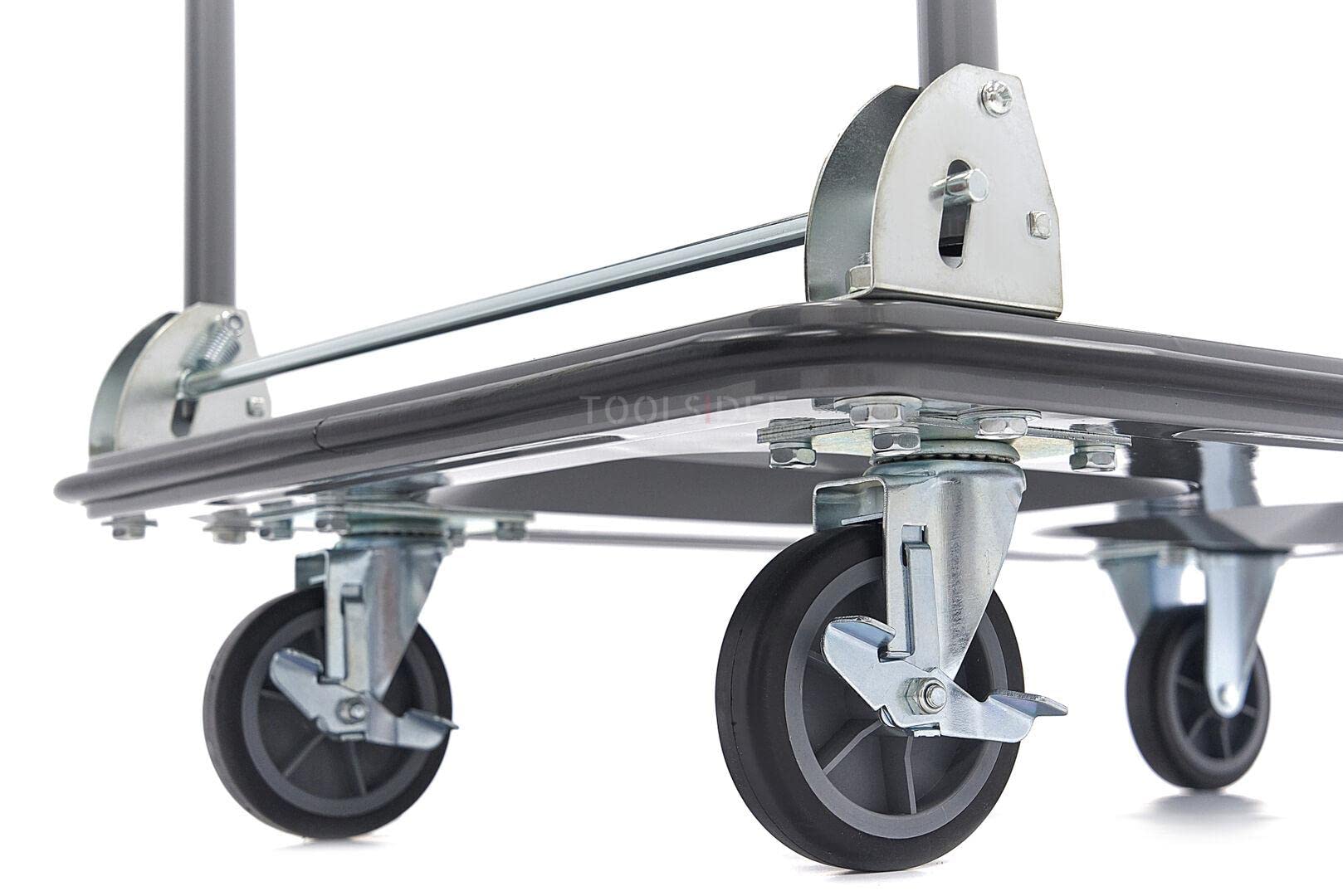 Carrello di trasporto pieghevole HBM 350 kg, carrello di trasporto con freno
