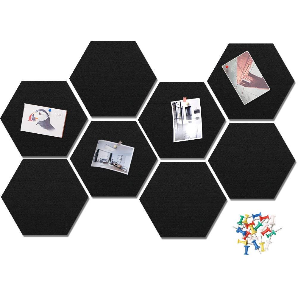 10 Panneaux De Liège Hexagonaux - Tableau D'affichage Mural Autocollant