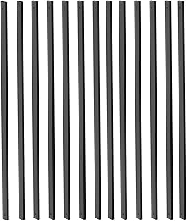 25 Pack Deck Balusters 26 Inch Rectangle Deck Railing Balusters with End Caps &