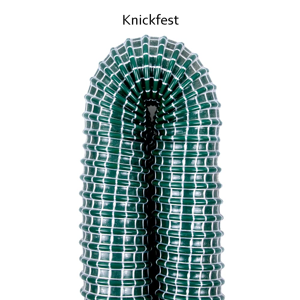 1A SCHLAUCH - Gewebeschlauch mit Handgriff für alle Industriesauger Kesselsauger mit 58 mm Anschluss Knickfest und sehr flexibel - TOP QUALITÄT