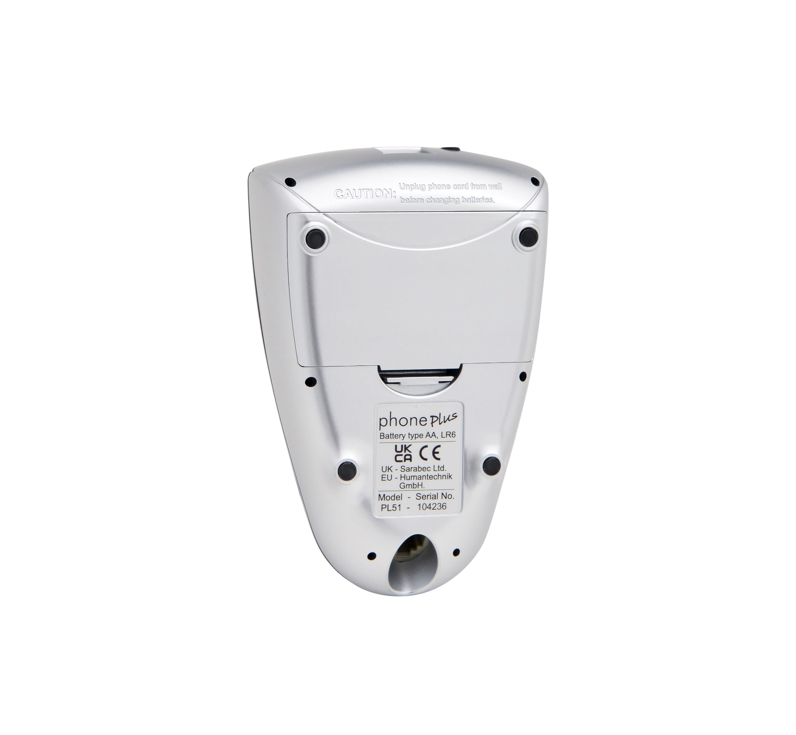 Humantechnik PL 51 - Amplificatore audio per telefono, colore: Argento