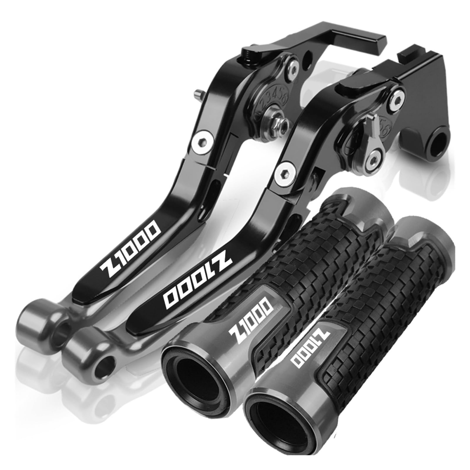 Leve del freno a mano Per Kawasaki Per Z1000 Per 2003 2004 2005 2006 Leve freno frizione regolabili Manopole manubrio Accessori moto Per Leve freno mano(18)