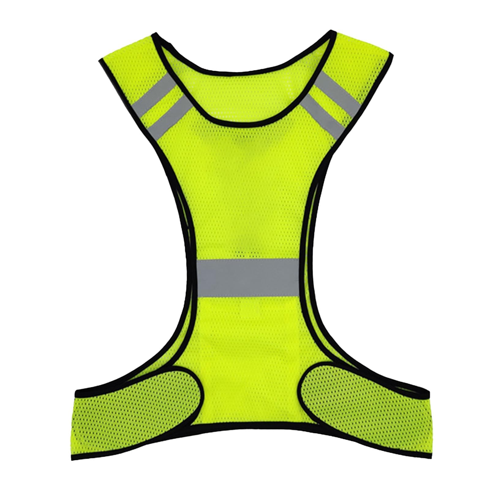 Chaleco Reflectante de Alta Visibilidad para Seguridad Nocturna - para Running, Ciclismo y Equitación - Transpirable, Ligero y Ajustable - Apto para Hombres y Mujeres