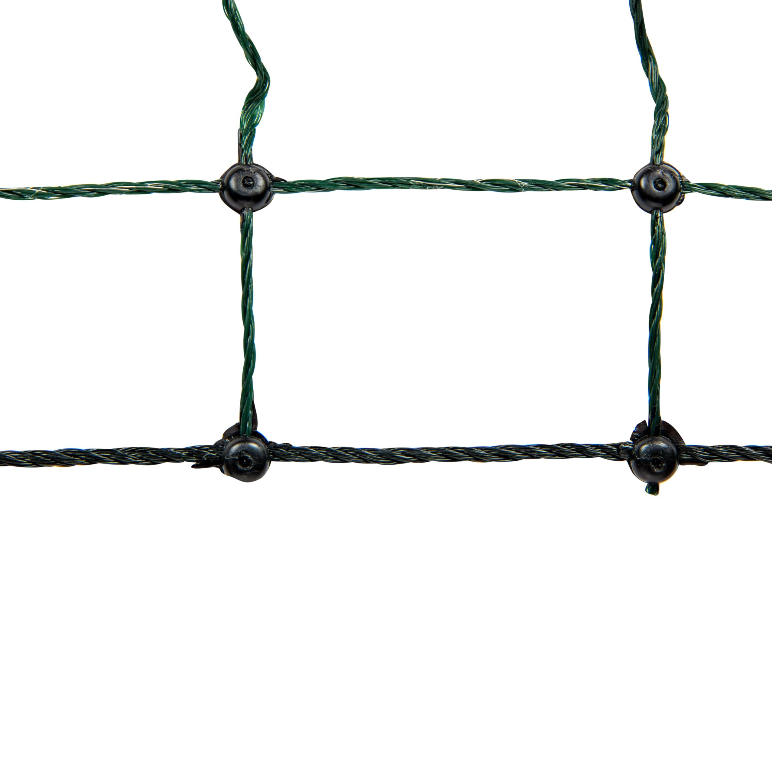 horyzont ogrodzenia drobiu strongLine 110, 9 słupów z włókna szklanego - podwójny kołek, 25 m długości, 110 cm wysokości - wszystko bez prądu, ruchome ogrodzenie dla kur
