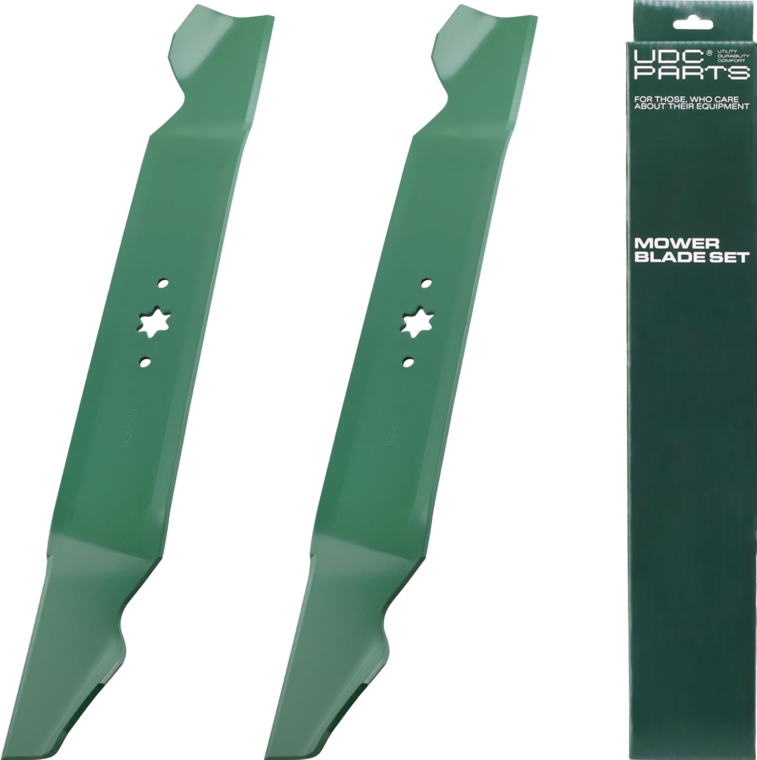 Mulching Blades 942-04244A 46 Inch /2 Pack/Fits Craftsman, Cub Cadet, Troy Bilt, MTD, Columbia Replaces OEM no. 942-04290 942-04244 742-04244 742-04244A XT1 XT2 LTX1045 LTX1046 RZT L46