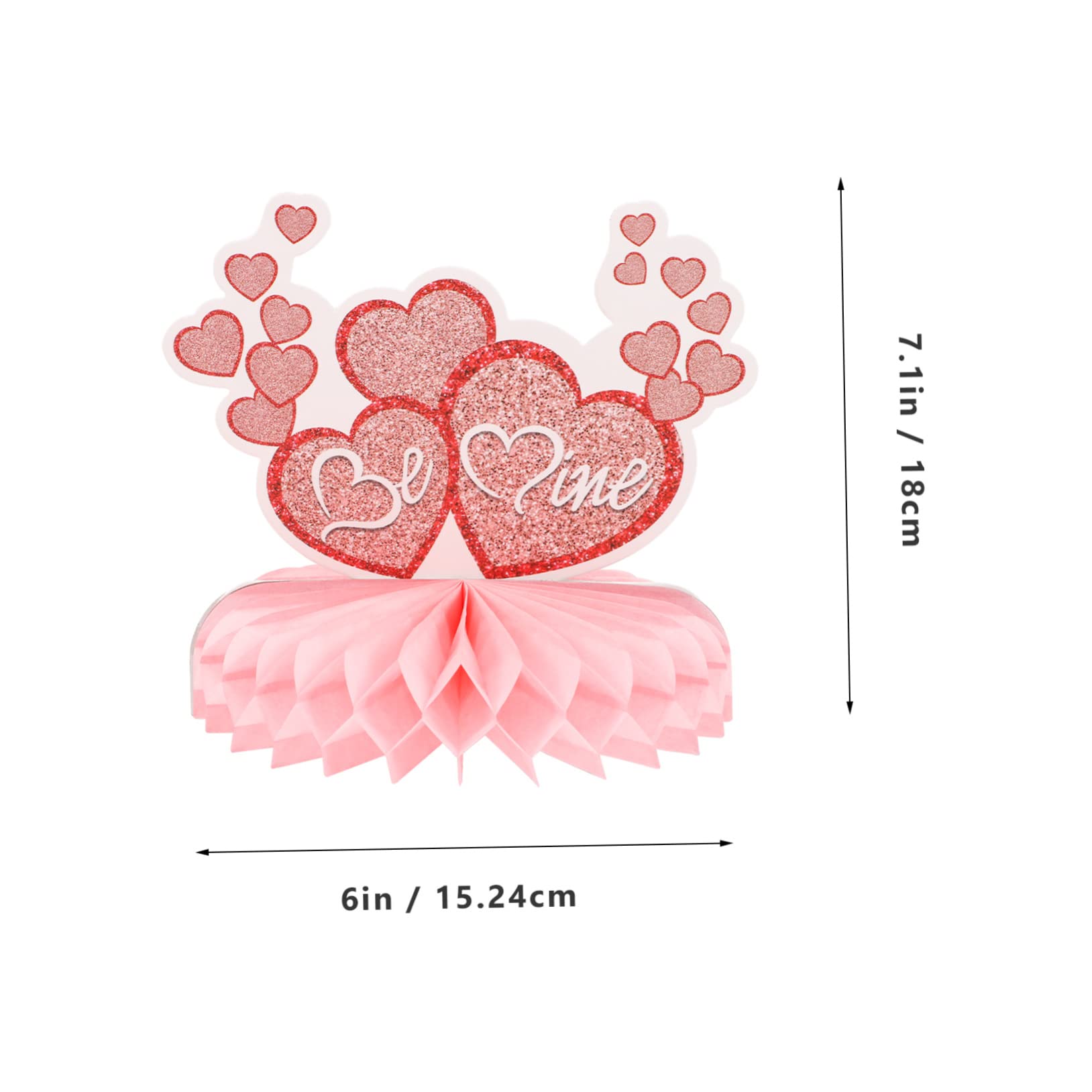 TOYANDONA 36piezas Decoración De De Día De San Valentín De Mesa Romántico Accesorios De San Valentín Decoración De Mesa