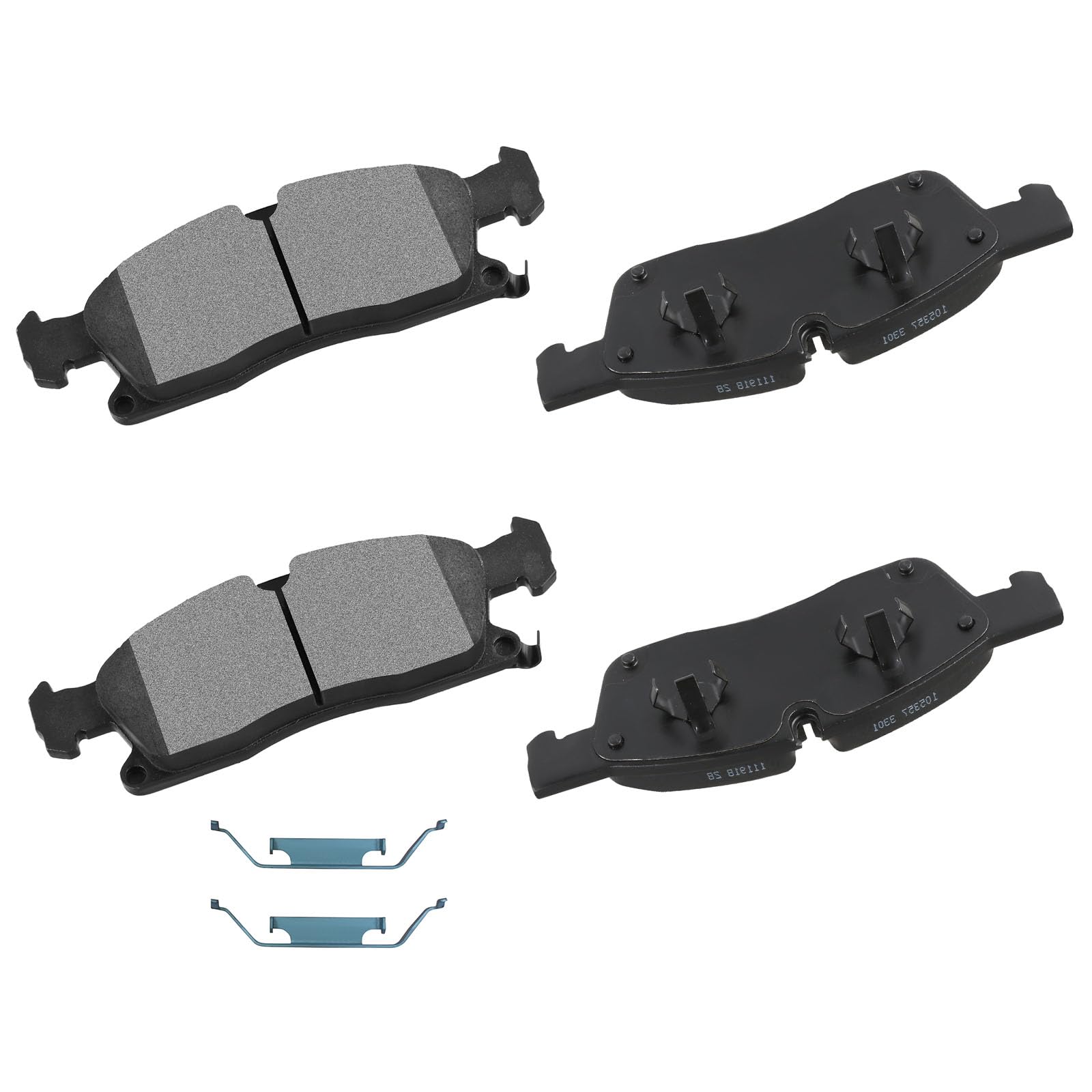 cciyu D1455 Front Ceramic Brake Pads Kits 4pcs